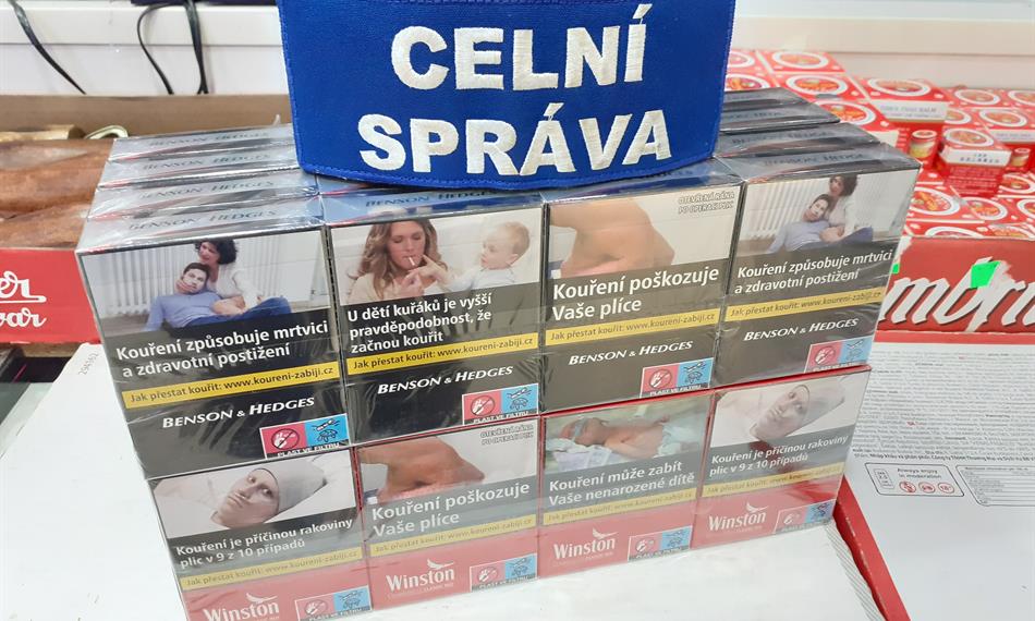 zajištěné cigarety